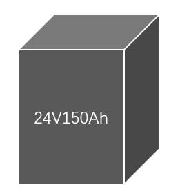 24V150Ah专用车锂电池