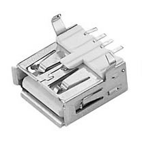 USB A母 弯脚 T型SMT