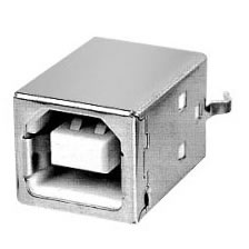 USB B母座180度 DIP