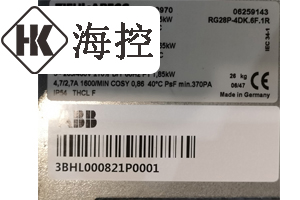 ABB 3BHL000821P0001 风机