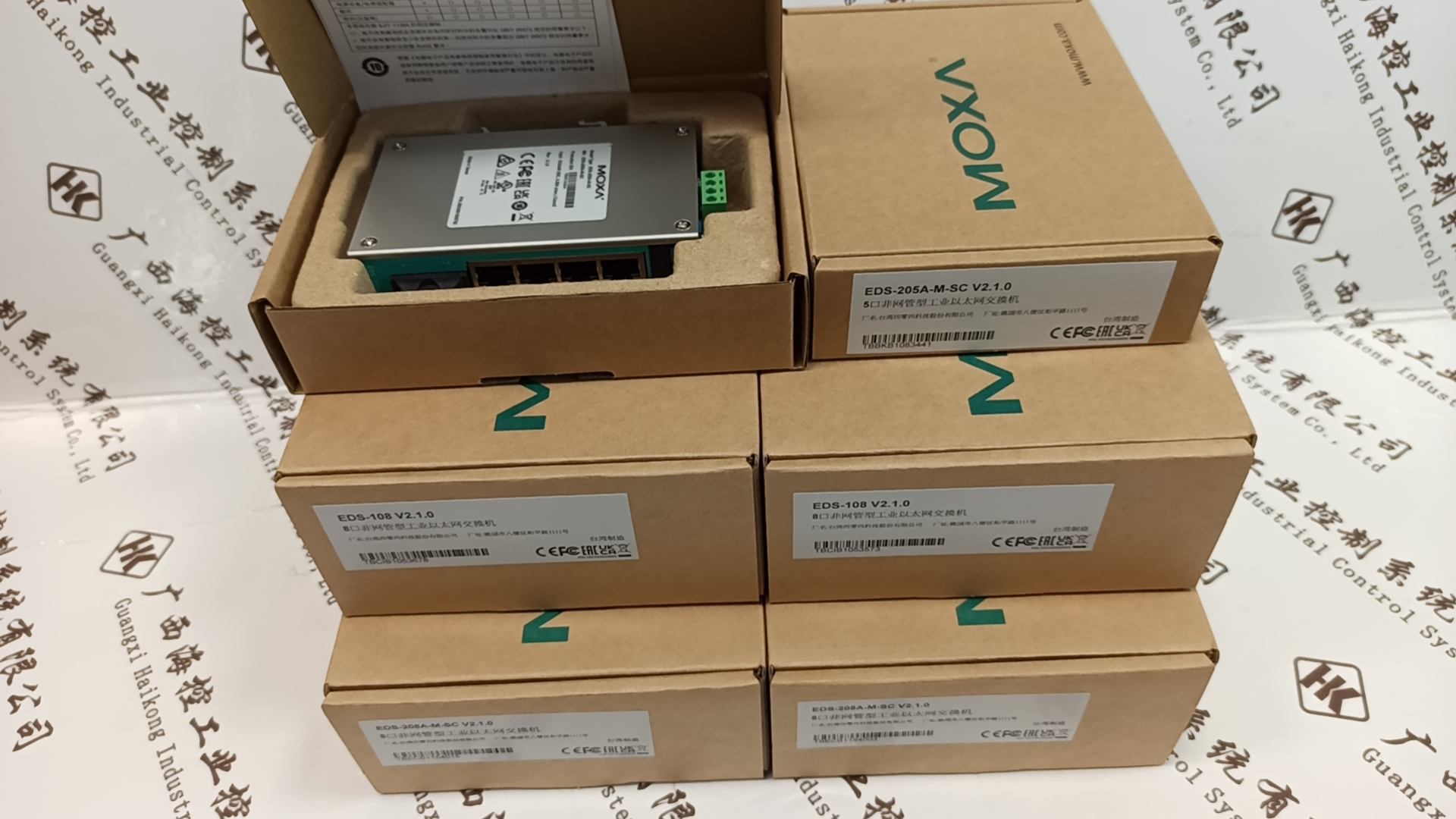 MOXA EDS-205A-M-SC V2.1.0以太网交换机