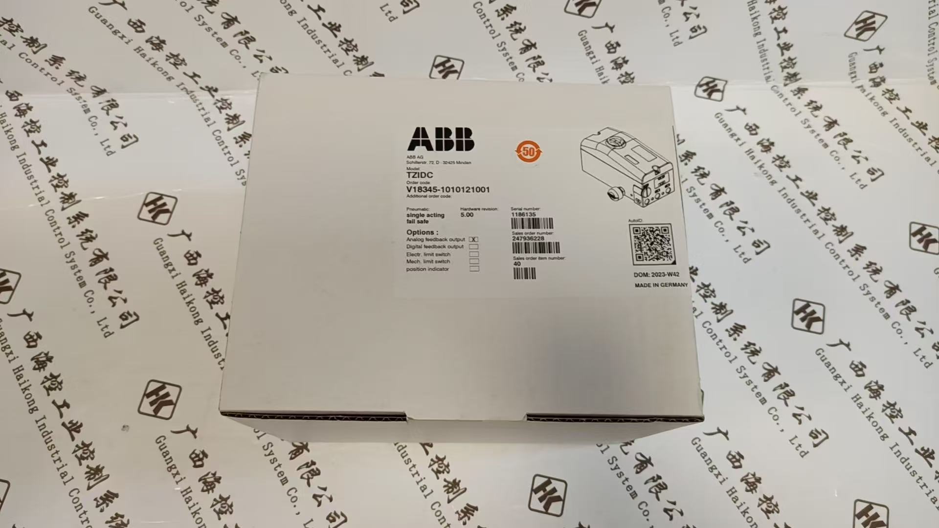 ABB V18345-1010121001智能阀门定位器