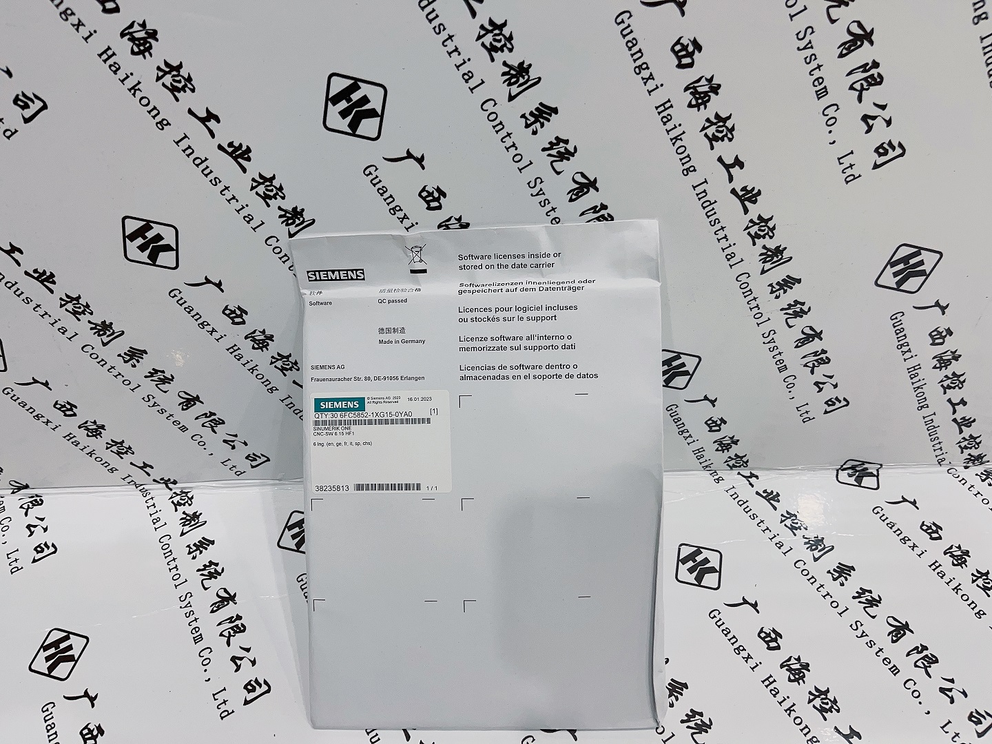 西门子SIEMENS 6FC5852-1XG15-0YA0 数控软件