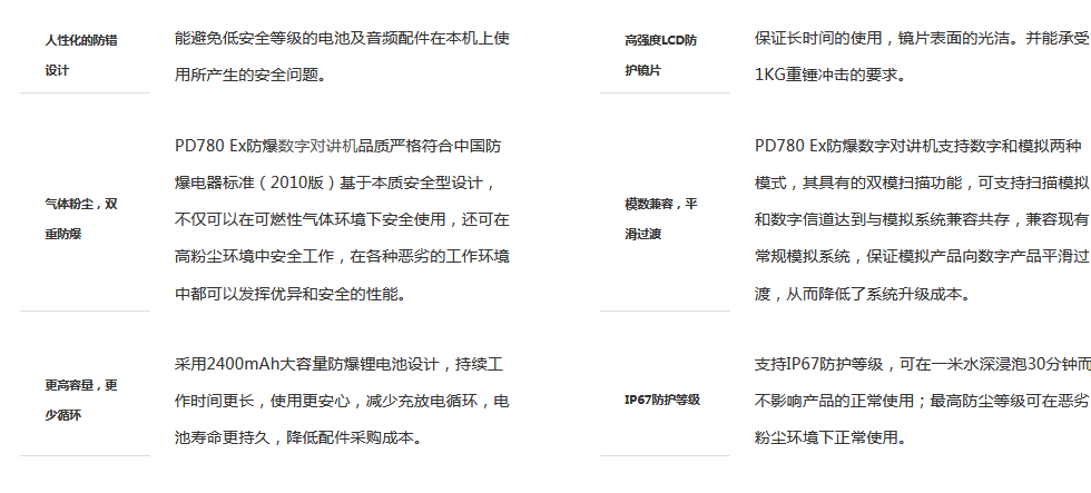 海能达防爆数字无线对讲机PD780 Ex