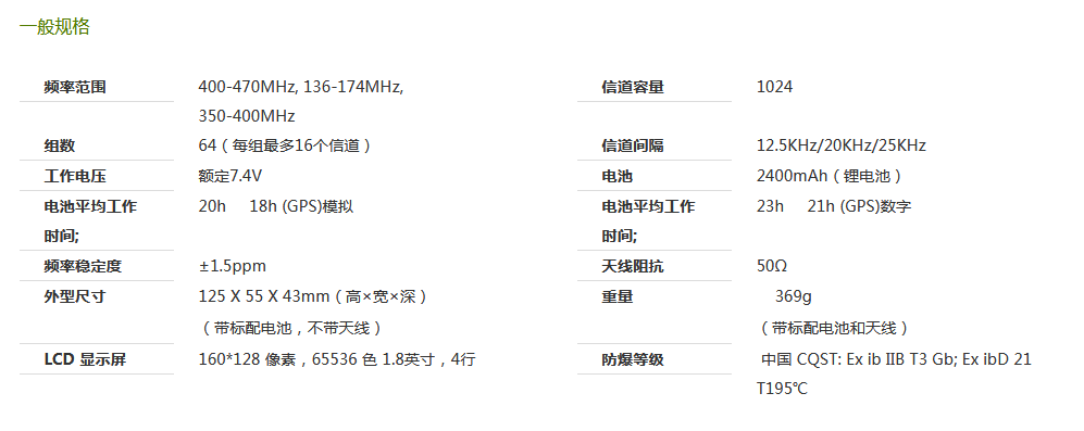 海能达防爆数字无线对讲机PD780 Ex