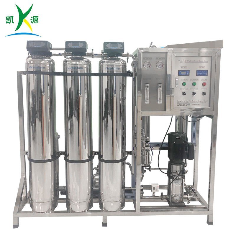 500L/H全不銹鋼自動純水設備（樹脂軟化）