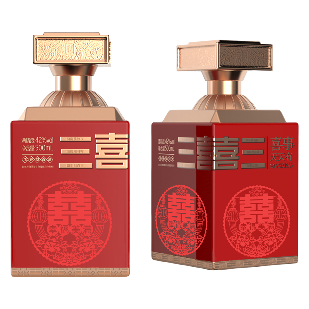 三喜喜三 42度 500ml 浓香白酒