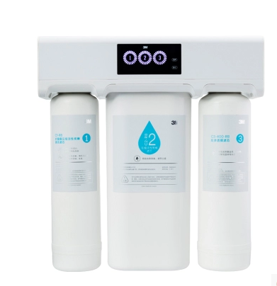 3M家用净水器即滤型无桶大流量低废水1：1直饮智能反渗透净水机R8-CW