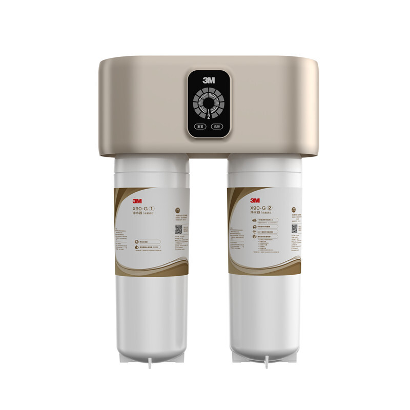 3M新智能X系统净水器 强效除垢 深层净化 一体倍滤2.0 健康直饮 X90-G