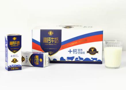 高钙纯牛奶