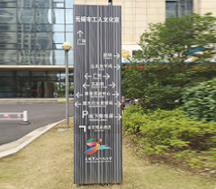无锡市工人文化宫导视牌