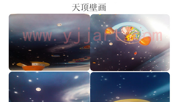 天顶壁画彩绘