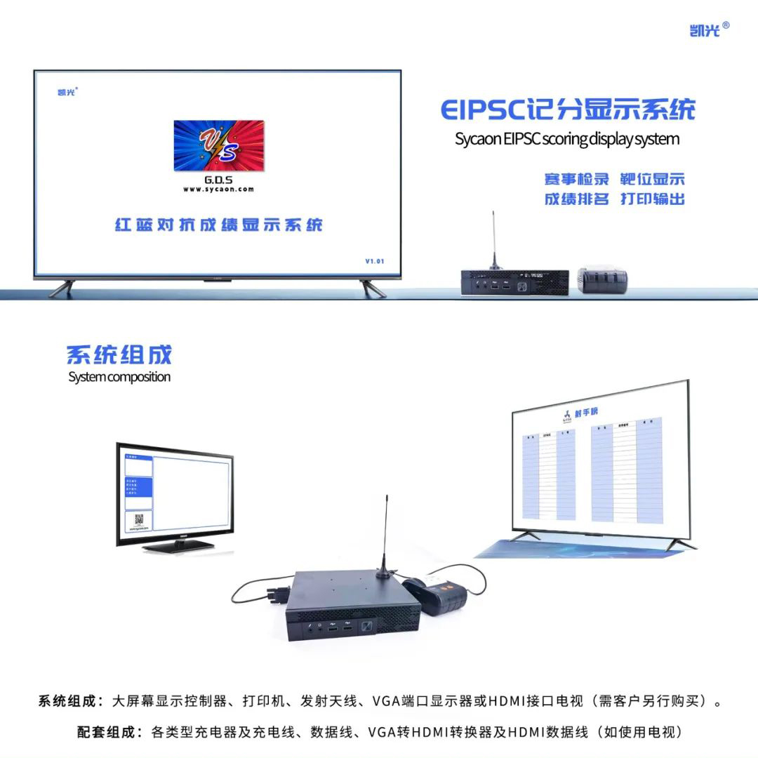 凯光品牌EIPSC记分显示系统上线
