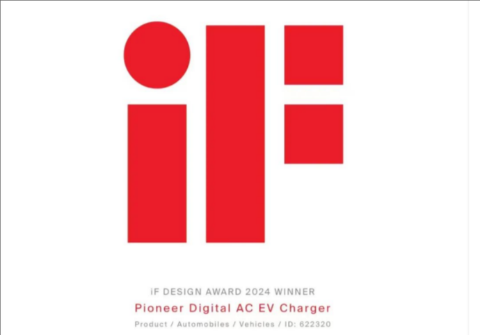 ZHIDA 'Pioneer' Digital Home EV Charger Wins Prestigious International Design Award