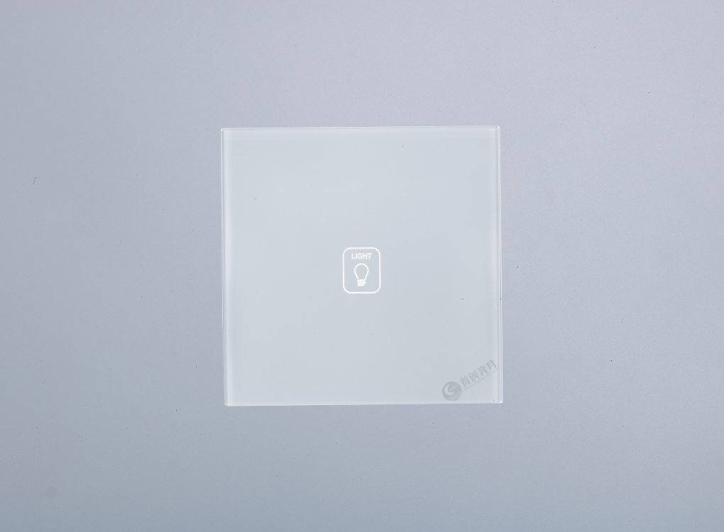 奔月智能50方形一位触摸屏（白色）