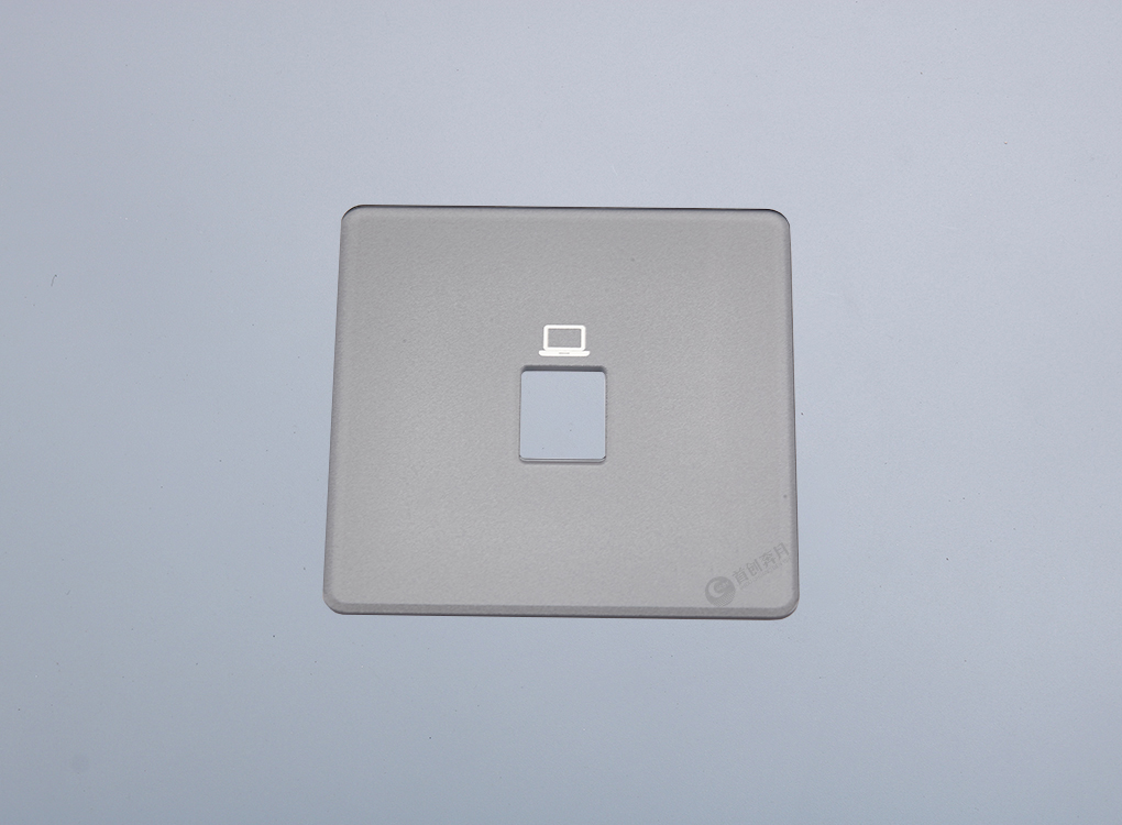 奔月2.5D电脑玻璃面板（灰色）