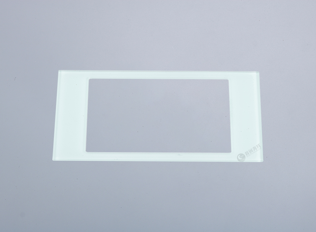 奔月方形德式二位玻璃面板（蓝色）