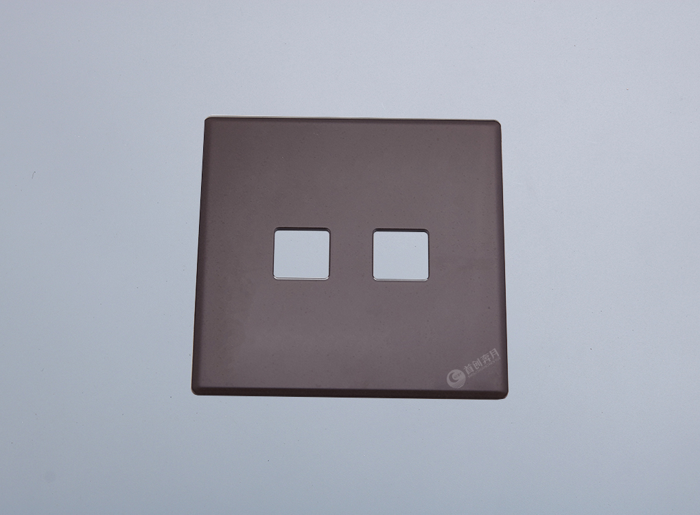 奔月2.5D电话电脑玻璃面板（咖啡色）