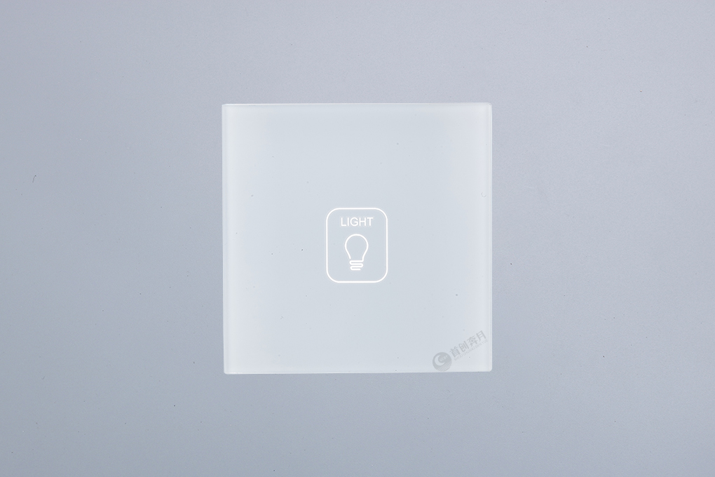 奔月智能86方形一位触摸屏（白色）