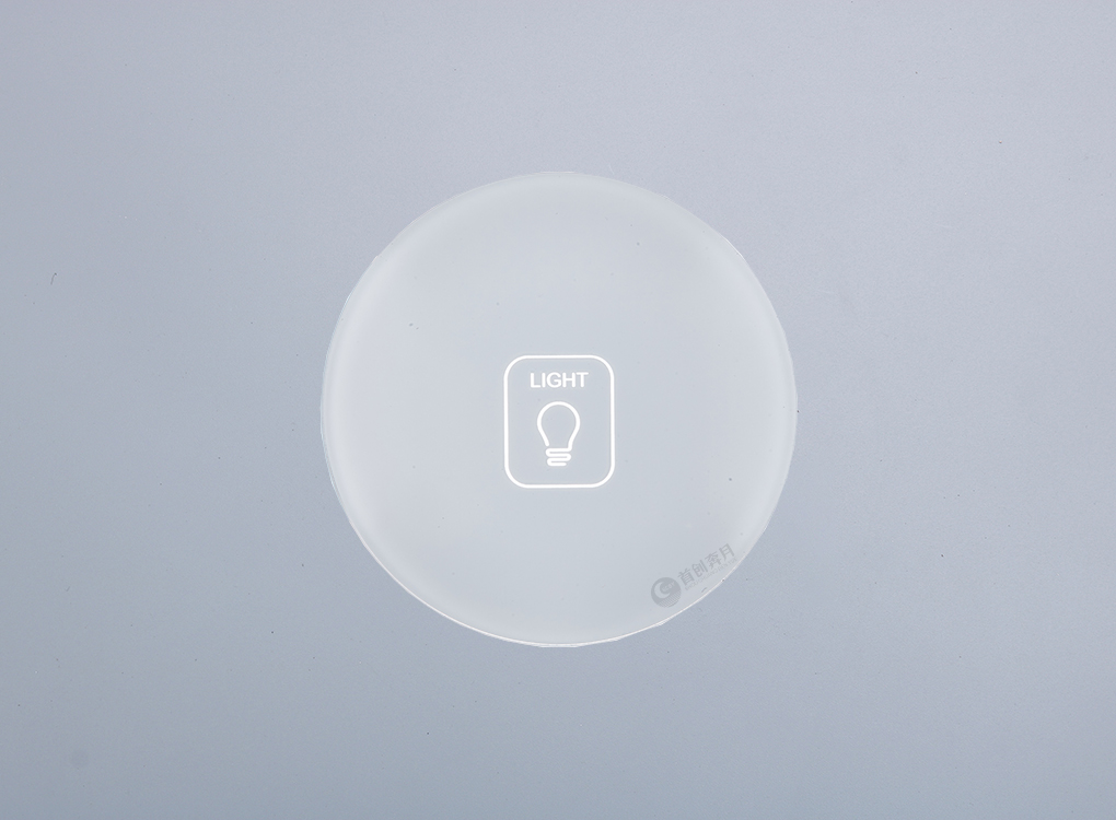 奔月智能50圆形一位触摸屏（白色）