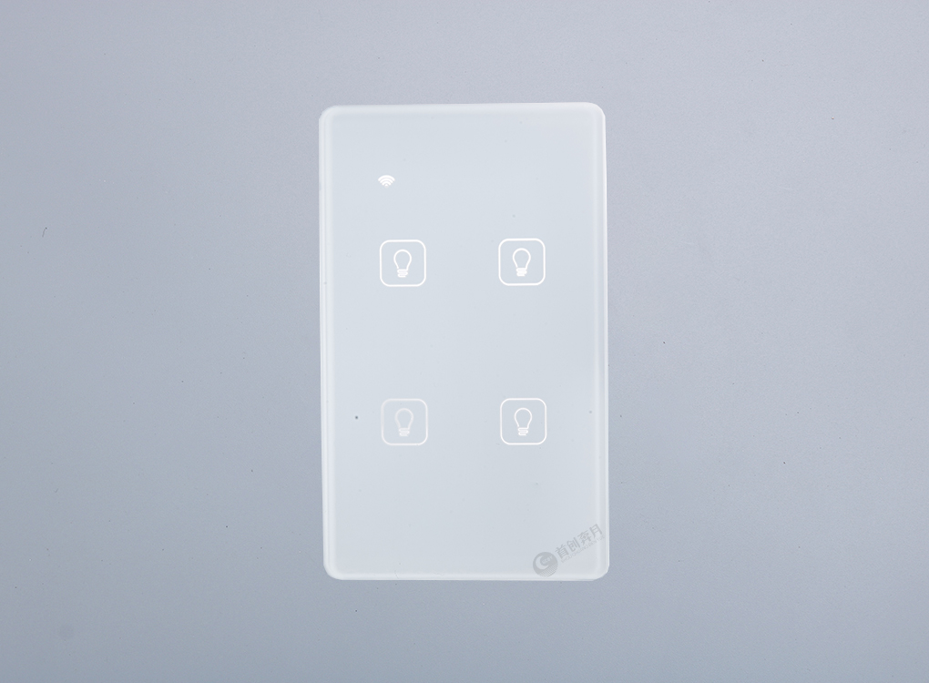 奔月智能四开触摸屏（白色）