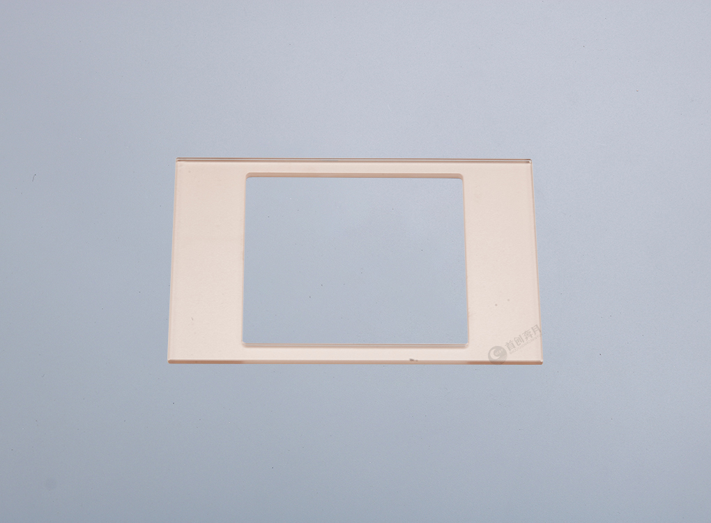 奔月方形德式一位玻璃面板（金色）