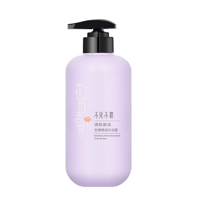 花韻香賞玫瑰精油沐浴露600ml