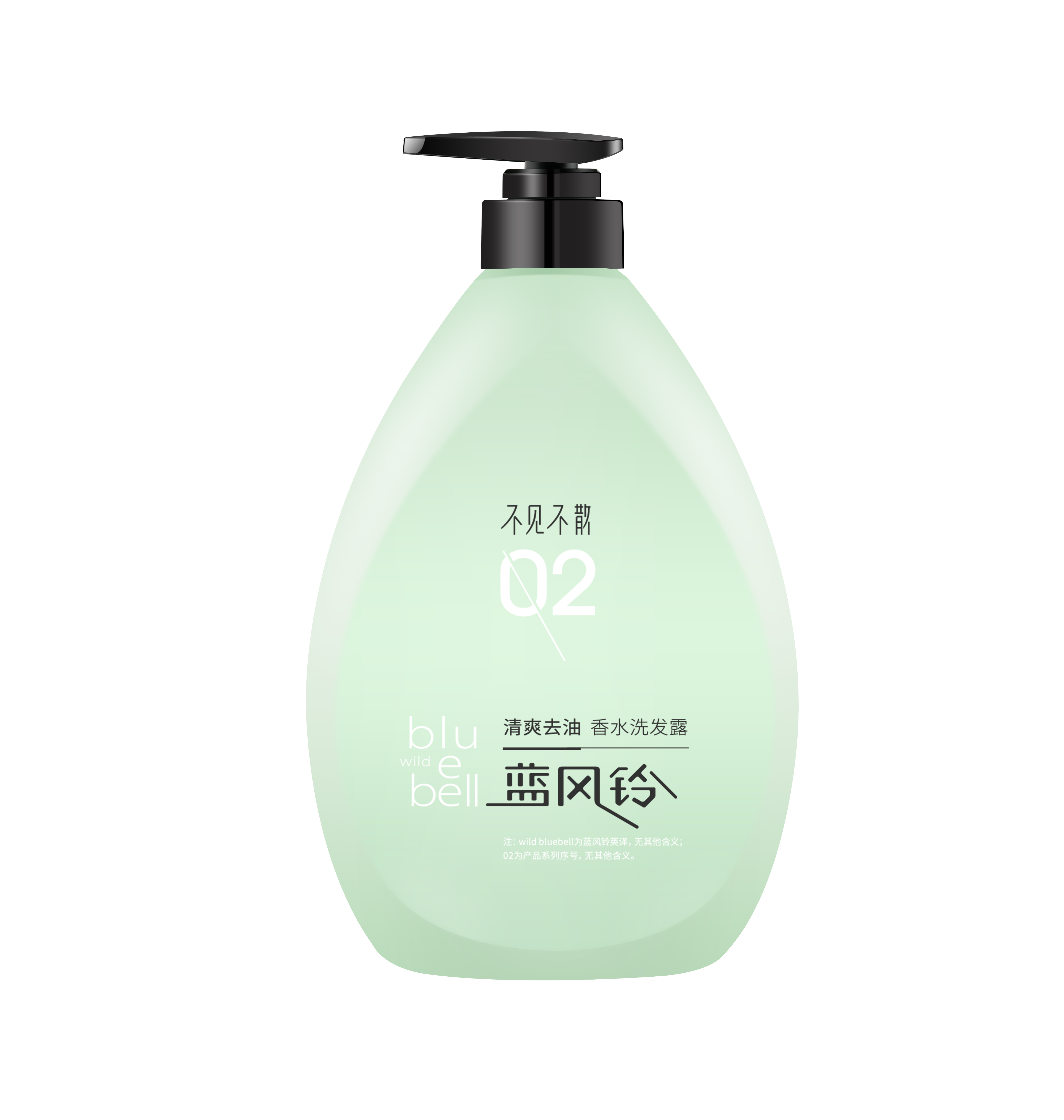 藍(lán)風(fēng)鈴清爽去油香水洗發(fā)露800ml