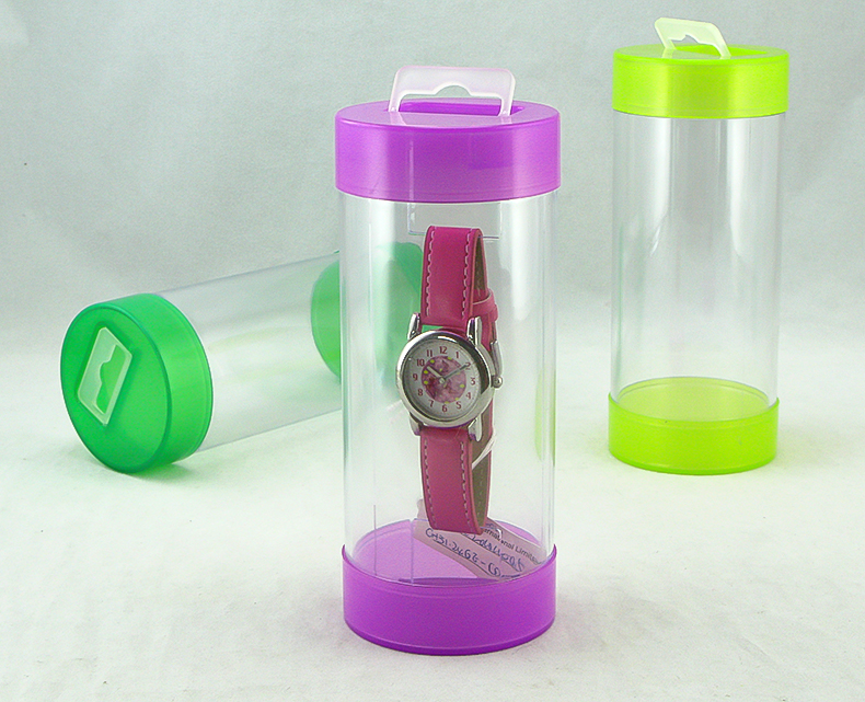 Cylindrical watch box