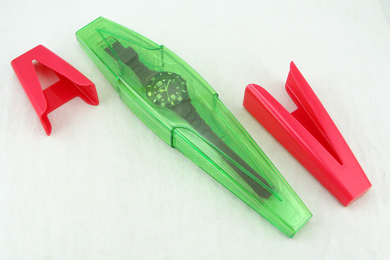 long plastic watch box