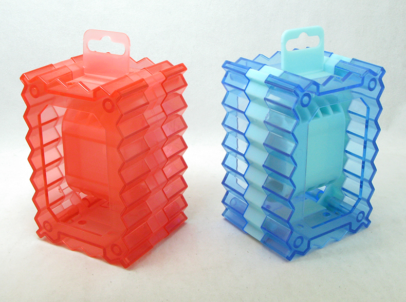 wavy plastic watch box