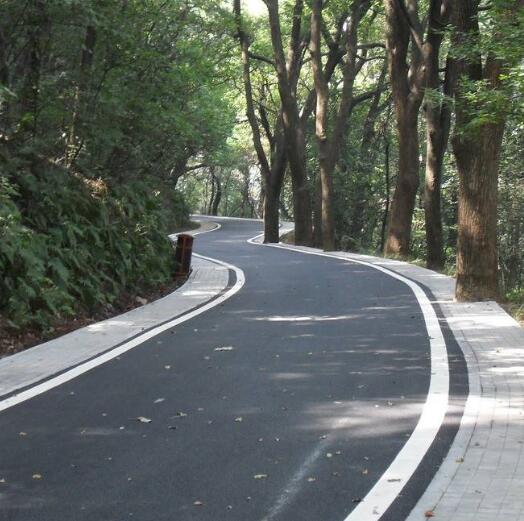 黑色沥青路面