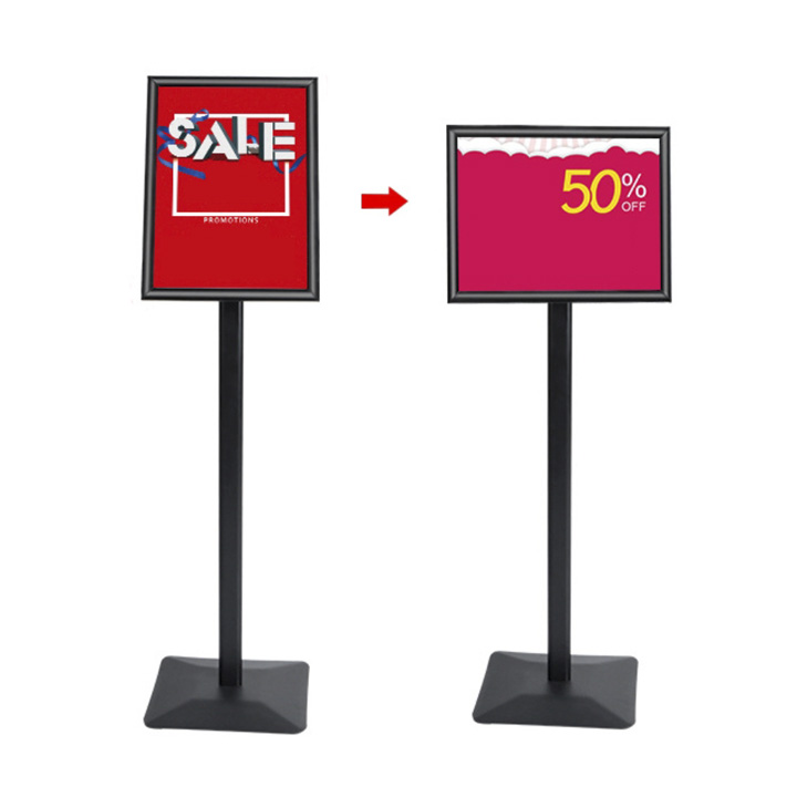 Rotating Poster Display Floor Stand