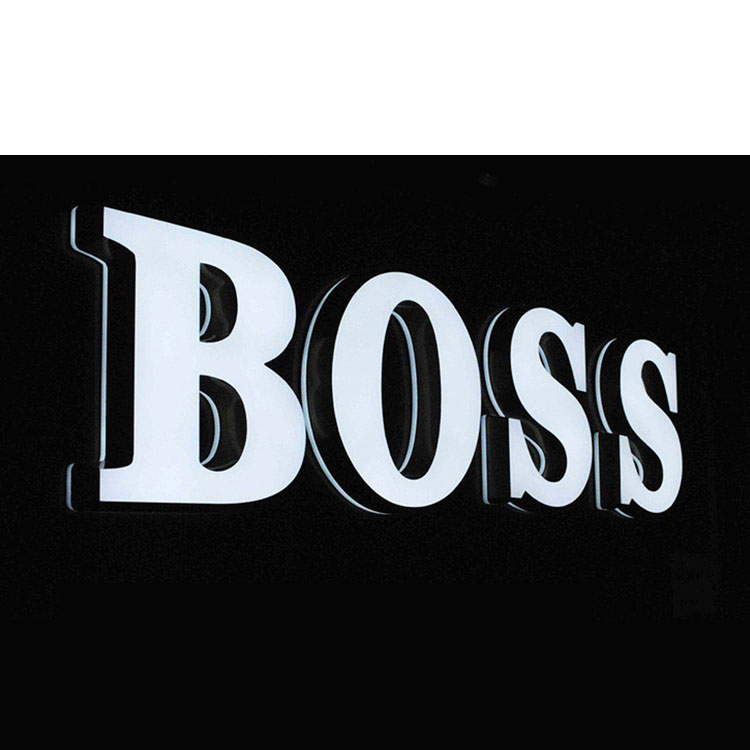 Face Lit Acrylic Light Sign
