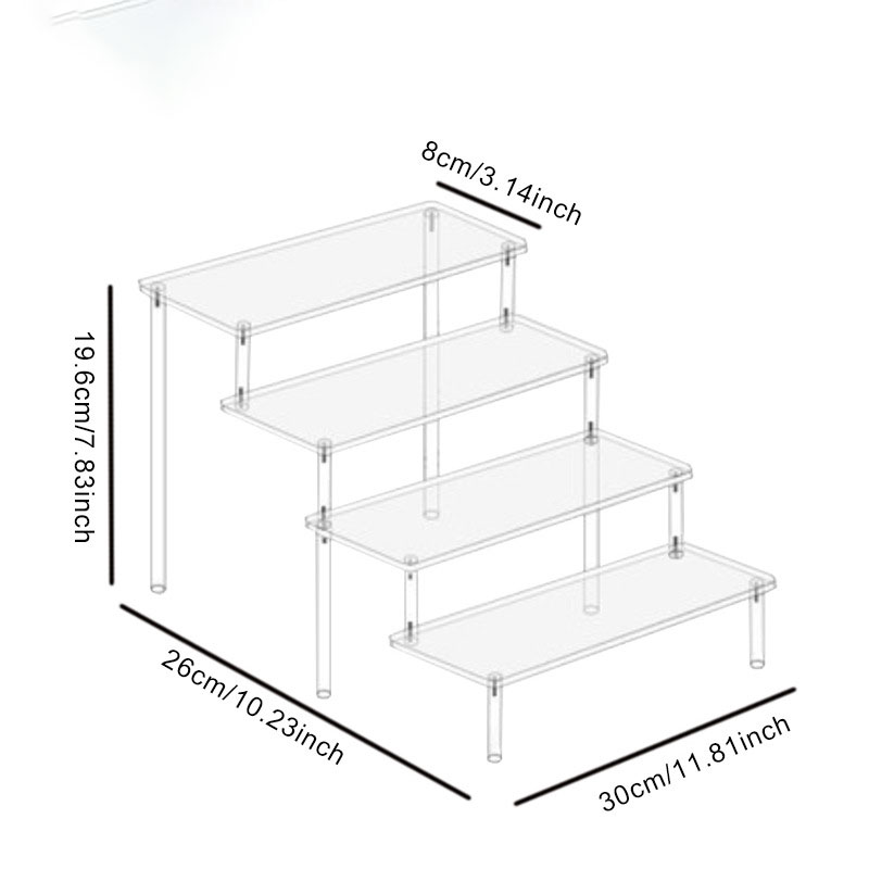 Acrylic Organizer Display Stand