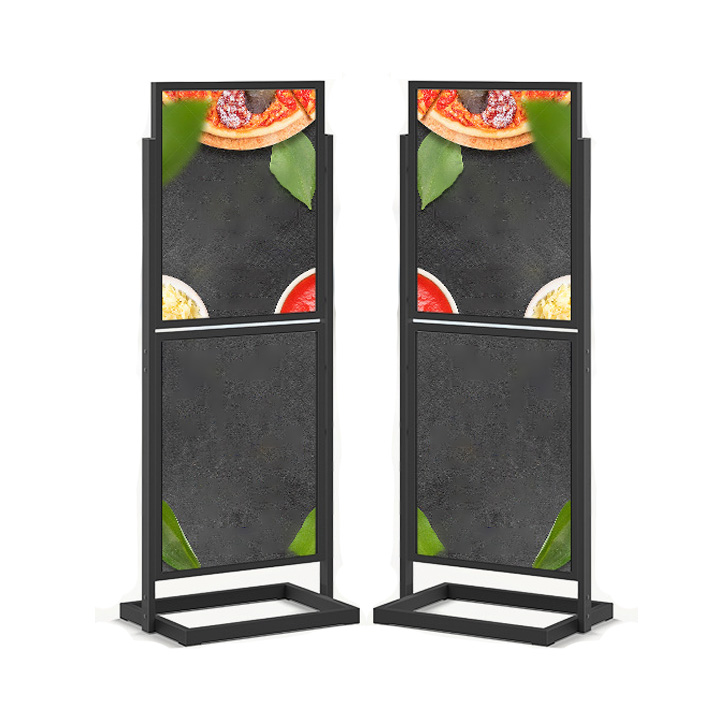 2 Tier Double-side Poster Stand