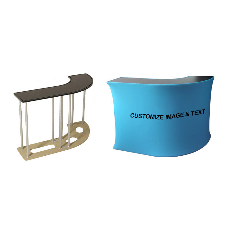 Trade Show Exhibition Counter-L Shape