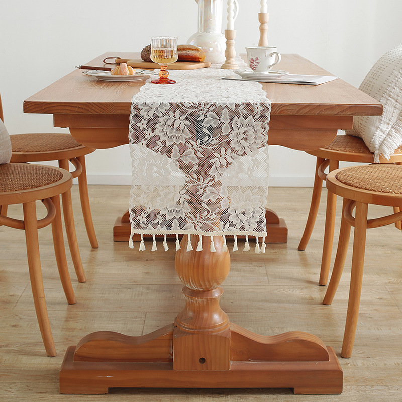 Lace Flower Table Runner