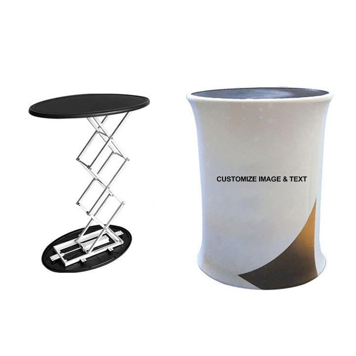 Portable Trade Show Counter-Oval Shape