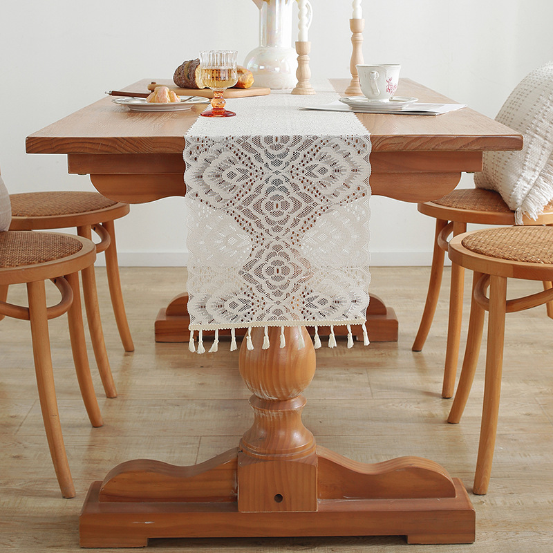 Lace Flower Table Runner