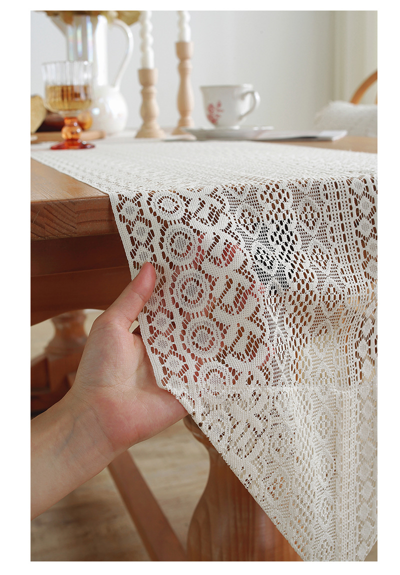 Lace Flower Table Runner