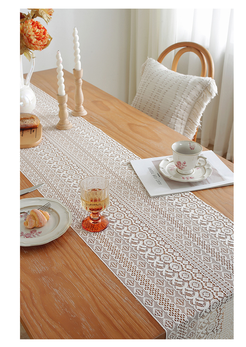 Lace Flower Table Runner