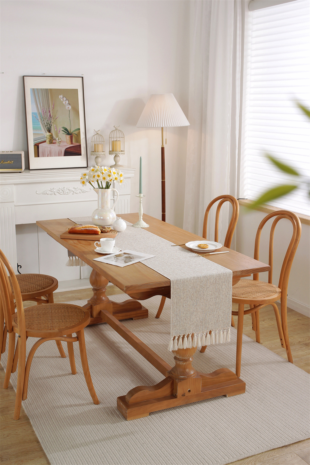 Cotton and Linen Table Runner
