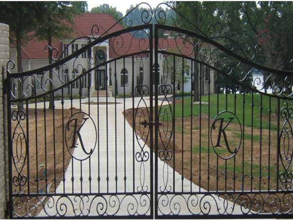 小区铁艺大门三
