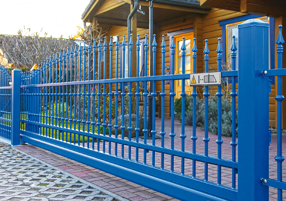 小区铁艺大门六