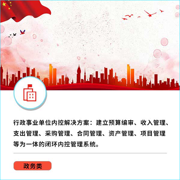 行政事业单位内控解决方案