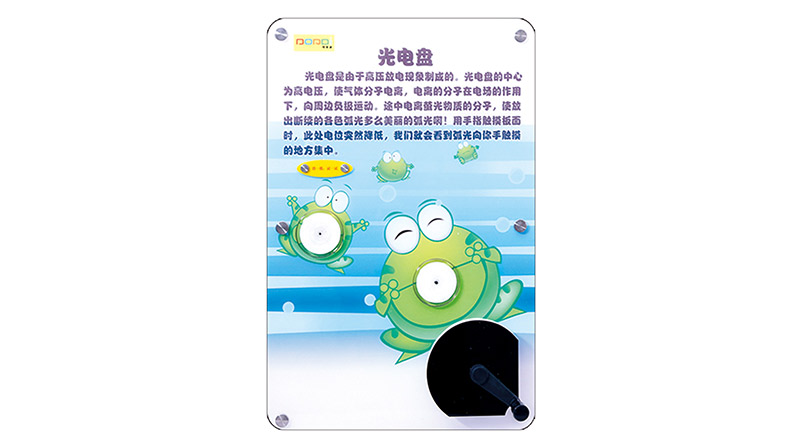 Photoelectric plate