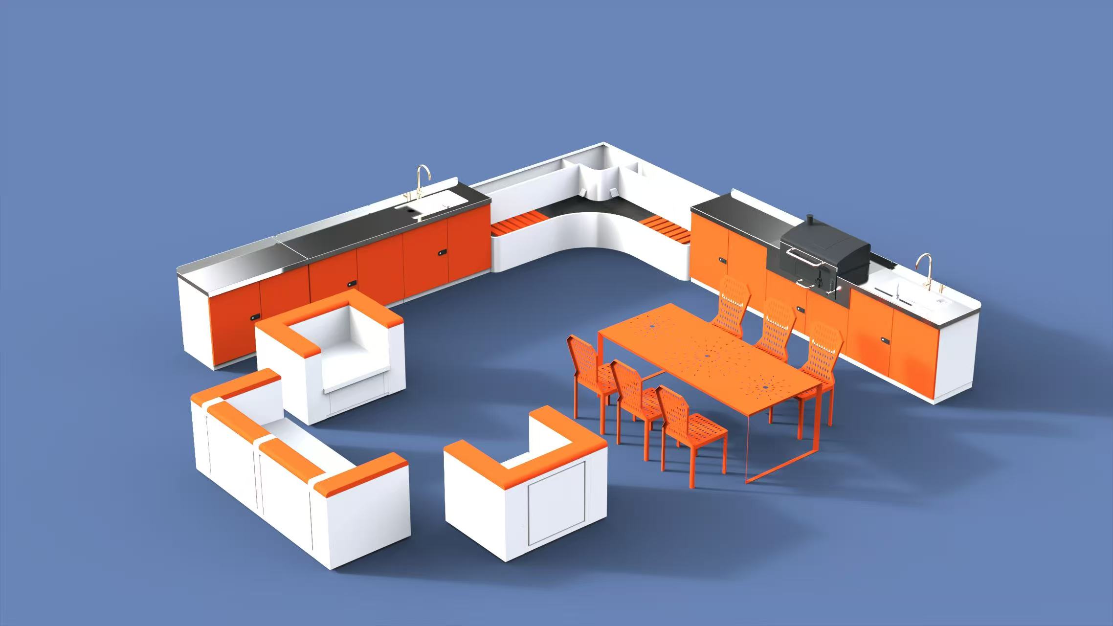 莫腾庭院装修软装整体解决方案