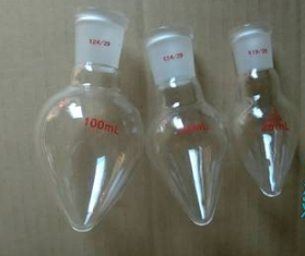 梨形烧瓶；鸡心瓶