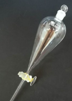 梨形分液漏斗；梨形分液漏斗（聚四氟活塞）